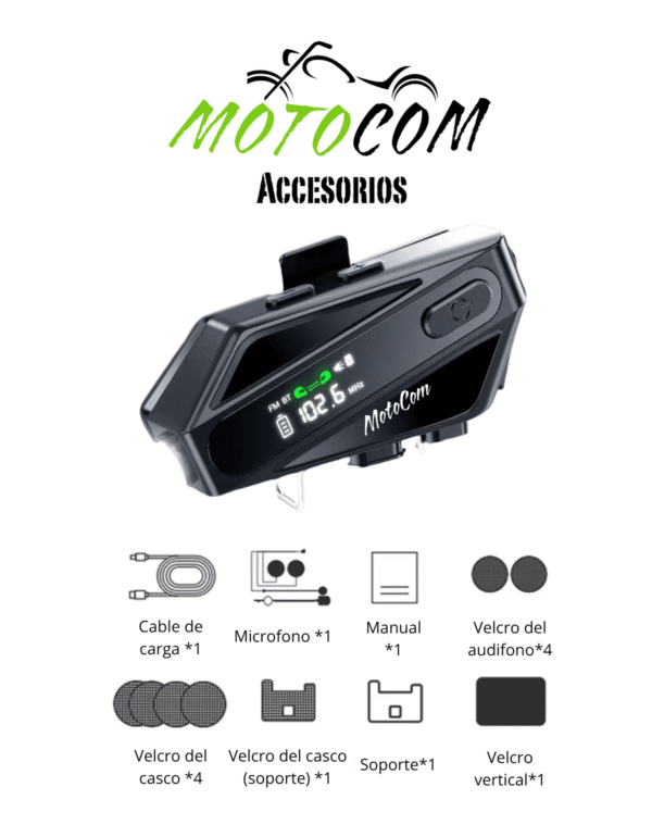 Intercomunicador MotoCom Pro