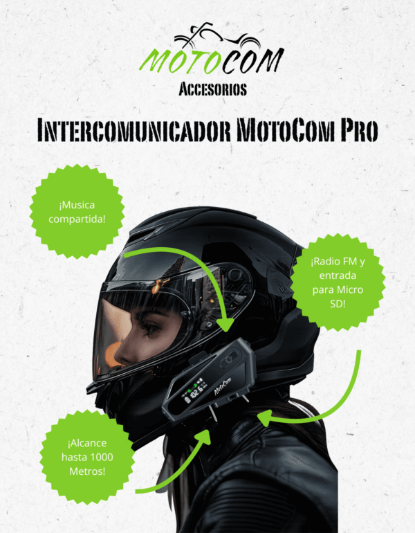Intercomunicador MotoCom Pro