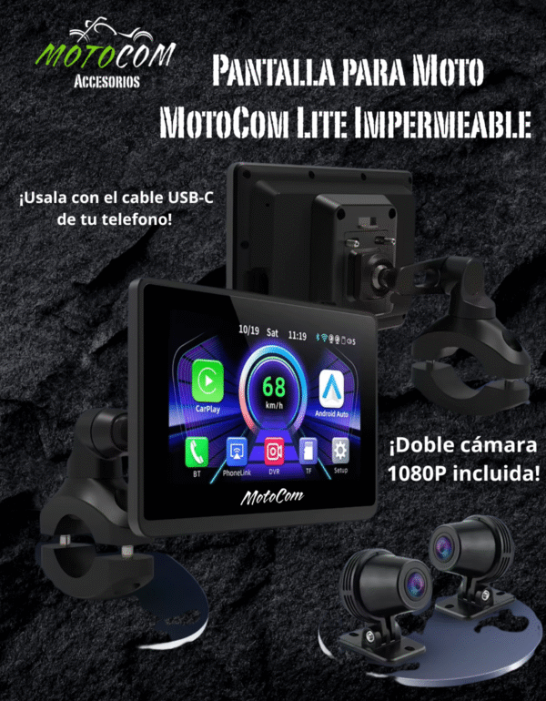 MotoCom Lite Completo DS2 MotoCom CarPlay Lite Completo