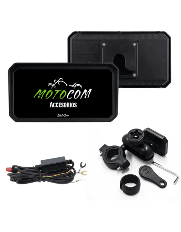 MotoCom Pro Fondo Blanco MotoCom CarPlay Pro