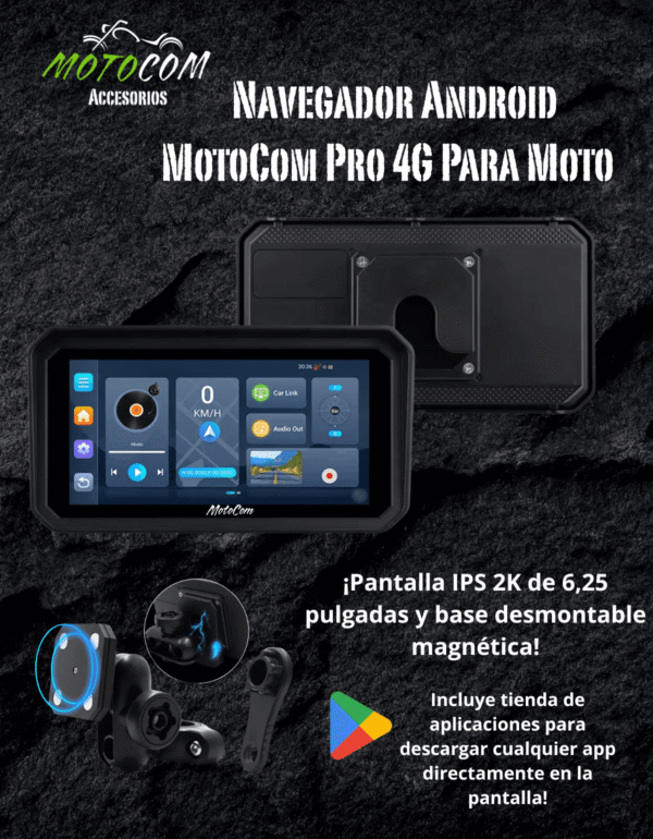 Navegador Android MotoCom 4G