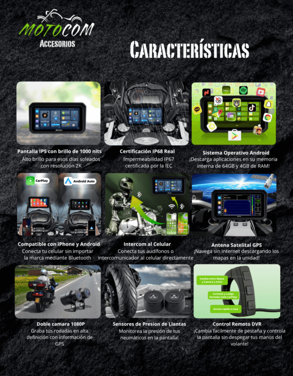 Navegador Android MotoCom 4G