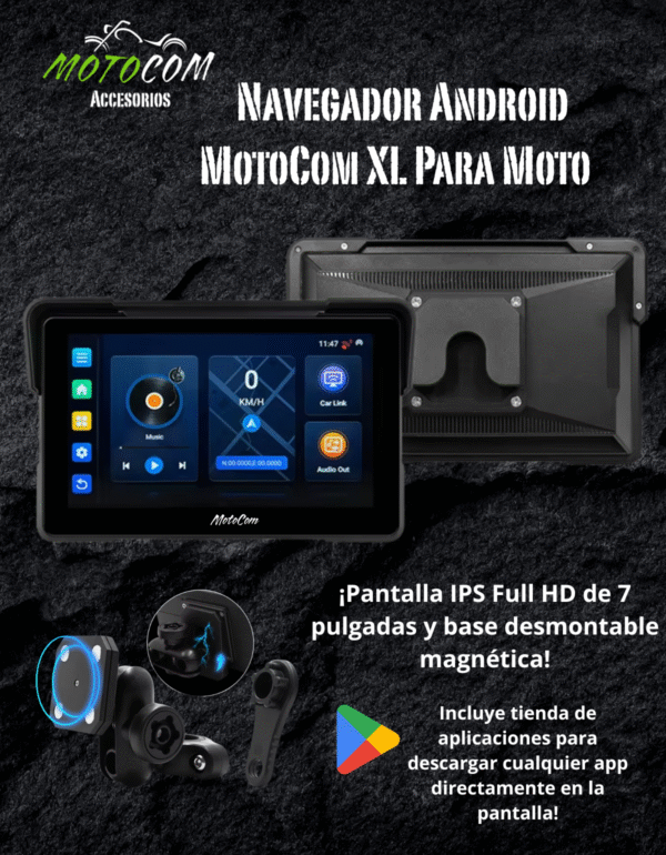 Navegador Android MotoCom XL